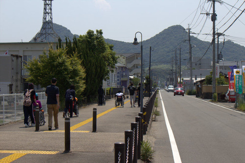 車いす　介助体験授業 039